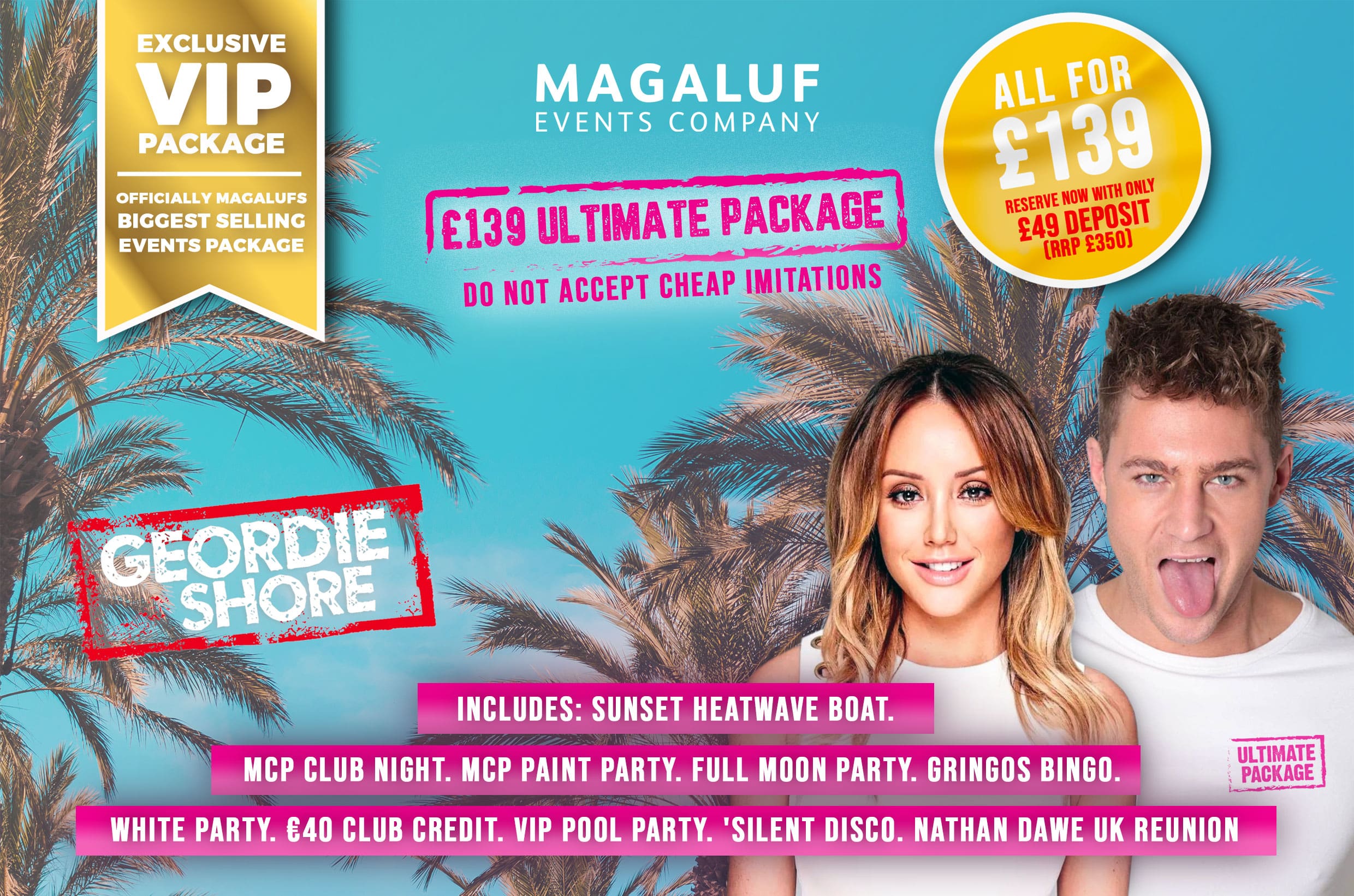 Magaluf Events Banner