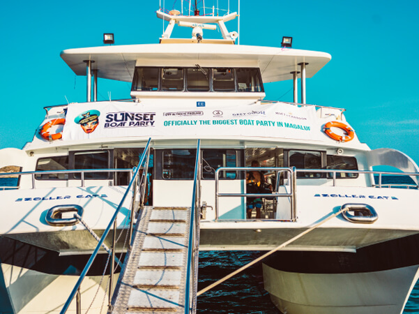 Magaluf Boat Party Cruise Boat rear of boat