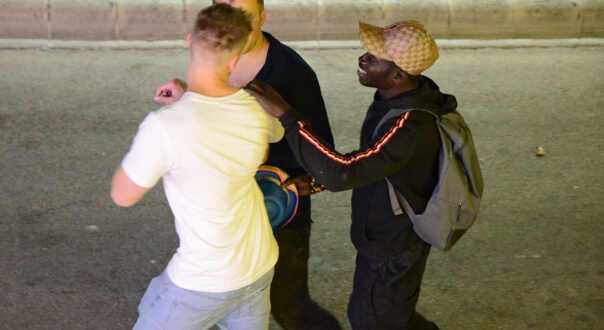 group of friends looking after each other