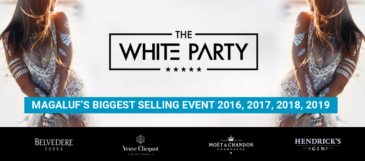 White Party Banner